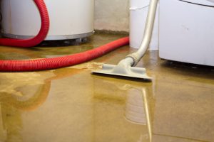 Flooded basement is protected with sewer backup coverage for home insurance