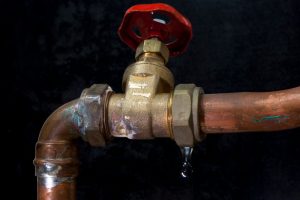 Leaking pipe creates issues with water damage in home